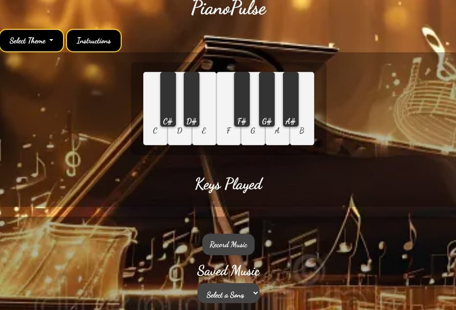 PianoPulse — A Piano Learning WebApp